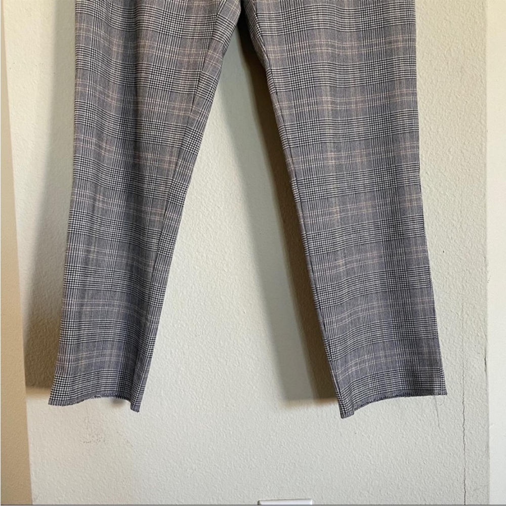 Aritzia Babaton Conan Pant size 0 gray plaid business casual work pants fall - Picture 3 of 3